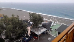Il maltempo arriva in Calabria, tromba d&rsquo;aria a Falerna