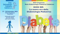 Congresso della rete diabetologica: domani e sabato 28 settembre a Catanzaro