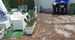 Perdita d&rsquo;acqua sul lungomare di Reggio Calabria