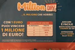 Vinto un milione a Rocca Imperiale a Million day