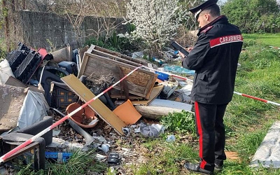 Cirò, sequestrata discarica abusiva in un parco eolico